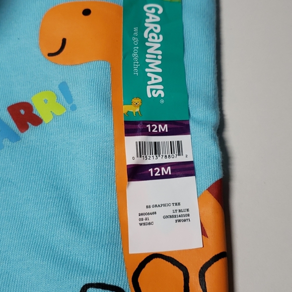 Baby boy Dinosaur sleeve tee - Picture 6 of 6